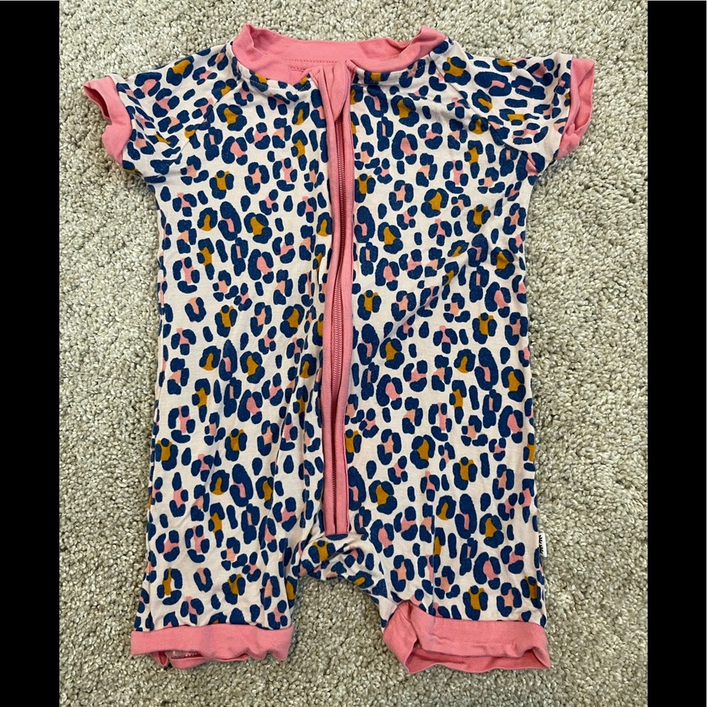 Little Sleepies 3-6 Wild Leopard Shorty